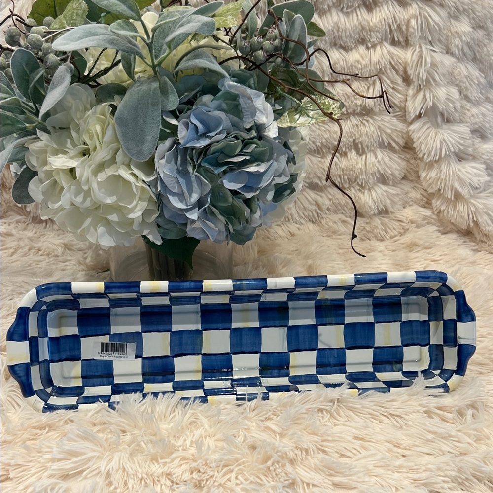 MacKenzie-Childs Royal Check Baguette Dish